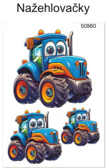 Nažehlovačky - A4- traktor