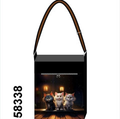 Crossbody kabelka- 3 kočky