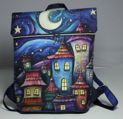 Batoh Václav kočárkovina-domečky